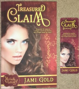 Treasured Claim book cover and bookmark